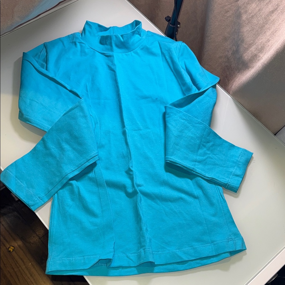 Turquoise Long Sleeve Top